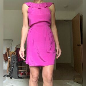 SCARLETTE & O magenta/fuchsia spring/summer dress SIZE 4 backless